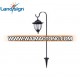 XLTD-249A garden light Solar Bay Path & Landscape Lights Outdoor Solar LED Black Coach Lights